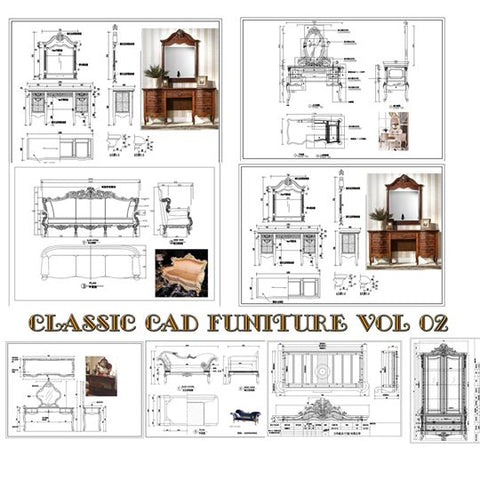 CLASSIC CAD FUNITURE VOL 02